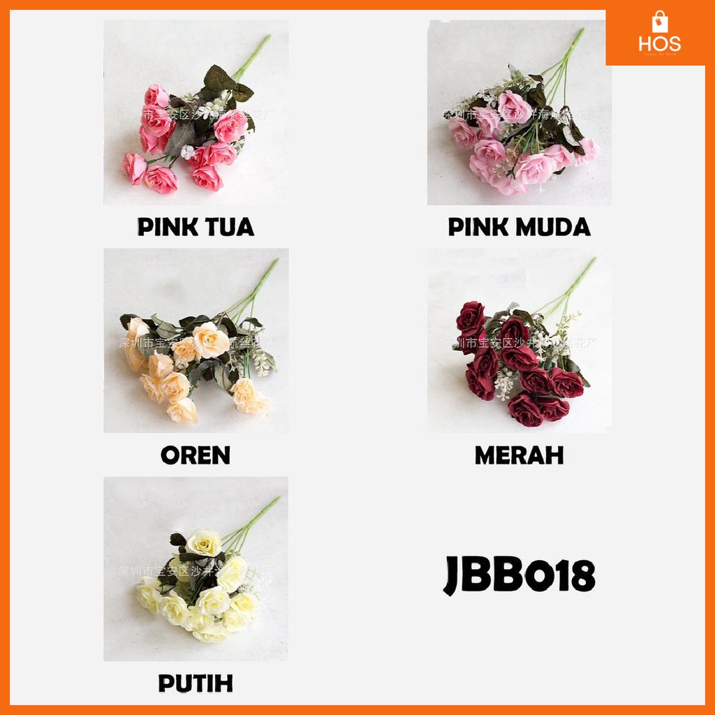 Bouquet bunga JBB018 Artifisial Dekorasi Rumah l Happyonshop