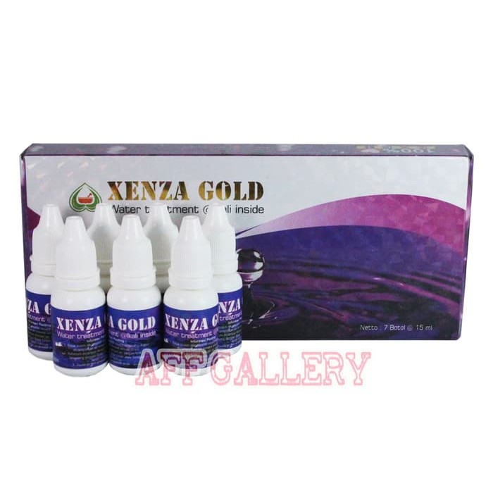 Xenza Gold Air Minum Alkali Konsentrat Water Treatment Asli Original