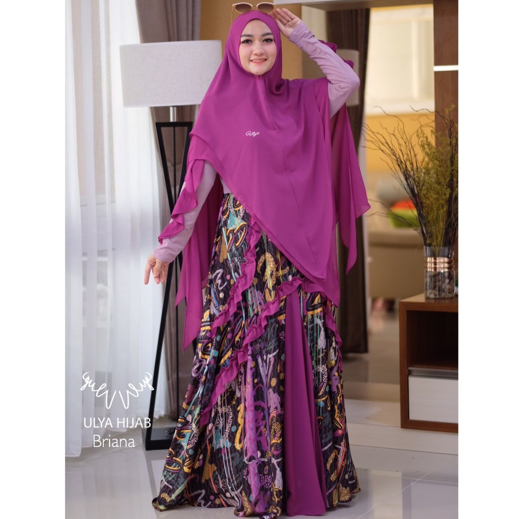 Ulya Hijab Gamis Syari Baju Muslim Wanita Briana