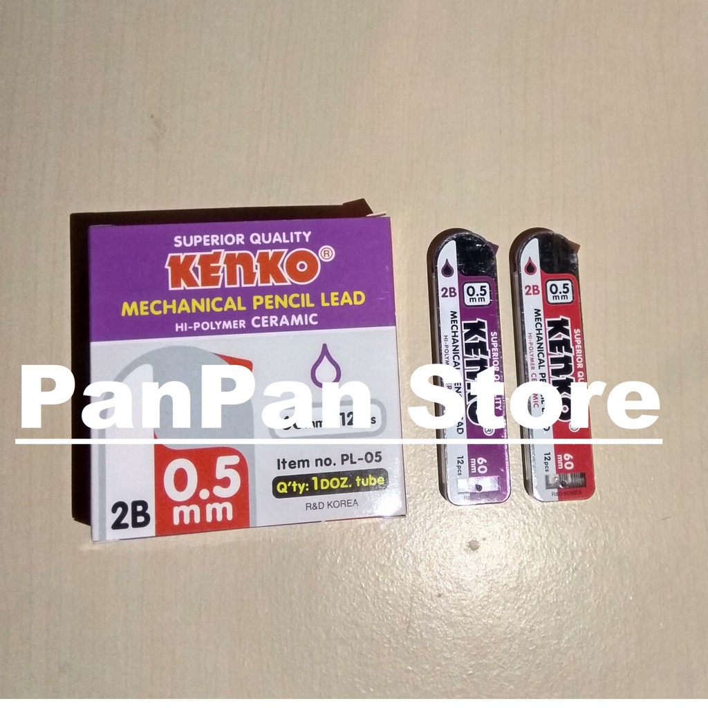 

Pencil Lead 2B Kenko ( Isi Pensil Mekanik 2B Kenko)