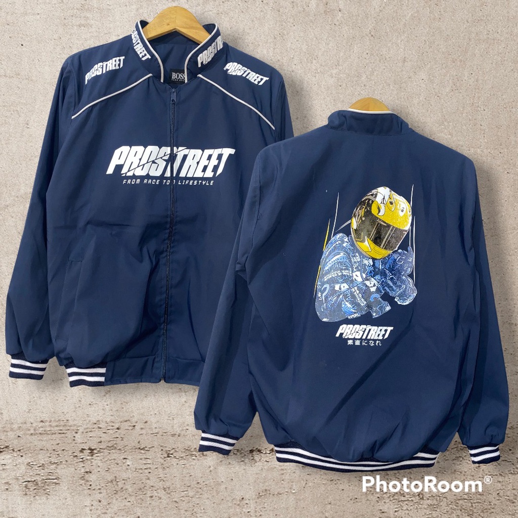 Sasuke id //Jaket Pria Sunmori Prostreet Tahan air / jaket pria sunmori prostreet / Zipper Hoodie Raching Sunmori Pria Jaket / Sweater Pria Prostreet Bahan Taslan(Tahan Air) Size Lokal M L XL