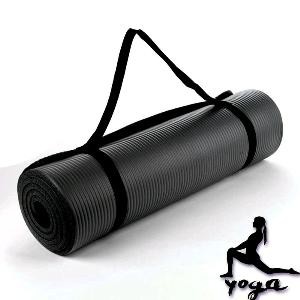 Yoga Mat 3mm Matras Yoga Yogamat Alas Yoga Hitam ANti Slip MURAH