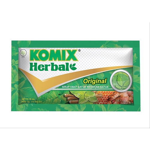 Komix Herbal Sachet 15ml / Sirup Batuk / Batuk Berdahak