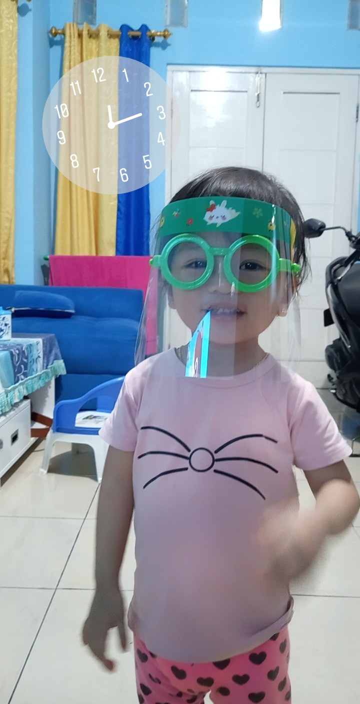 Promo!!face Shield Kacamata Medis Pelindung Wajah Anak Anak Ready