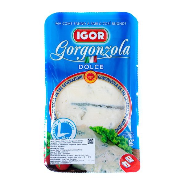

Igor Keju Krim Gorgonzola Dolce 200 g