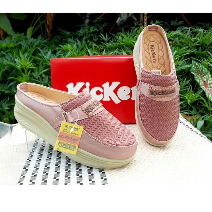 Penjualan Terbanyak.. WEDGES SEPATU RAJUT KICKERS WANITA