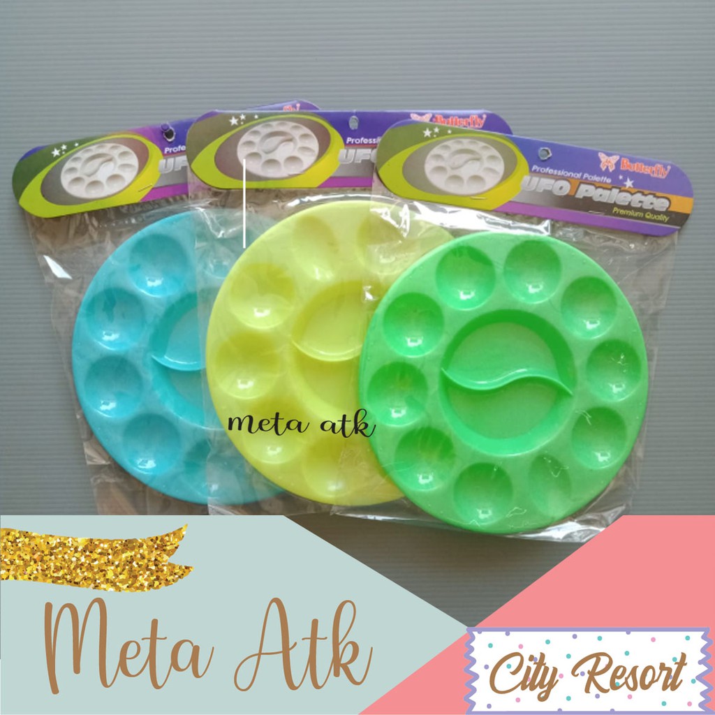 

Palet / Tempat Cat Air Butterfly Ufo