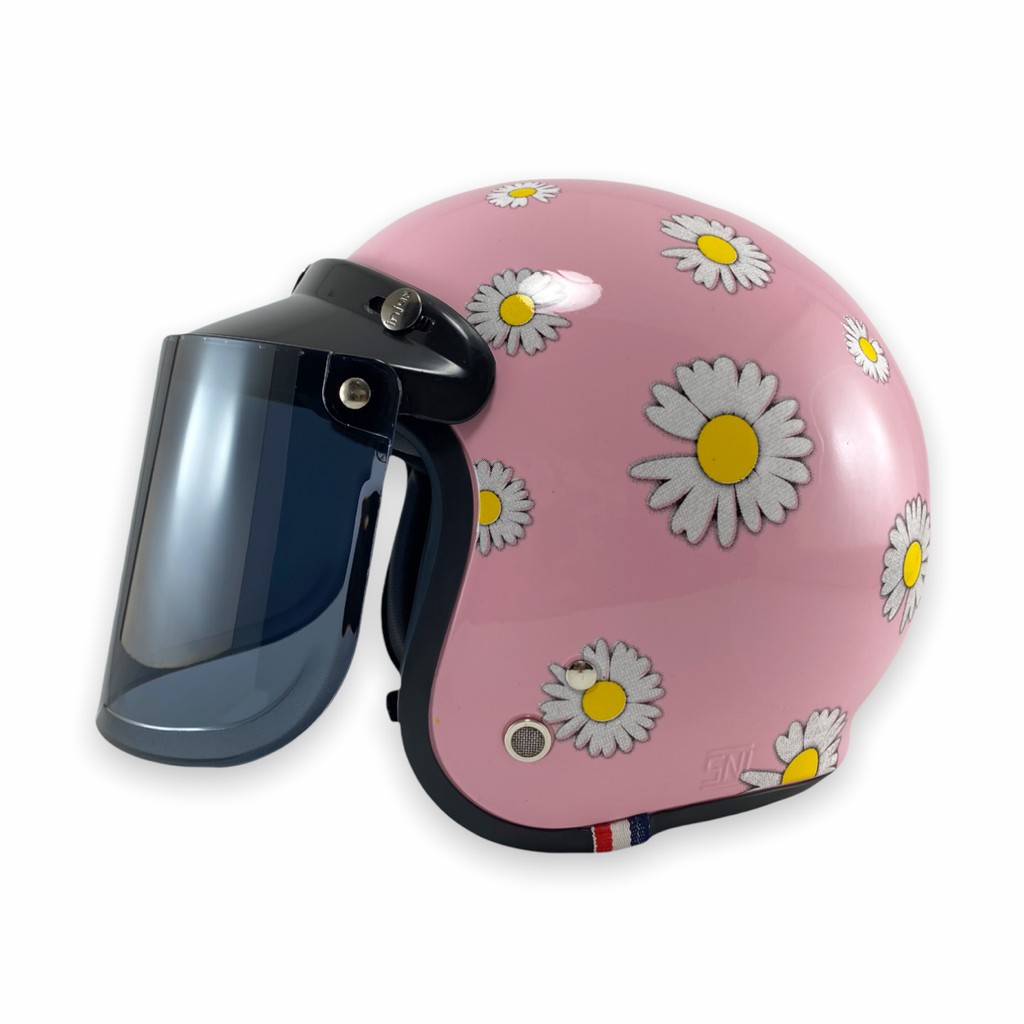 BIP PLAST HELM BOGO WANITA DEWASA RETRO CLASSIC AESTHETIC KEKINIAN