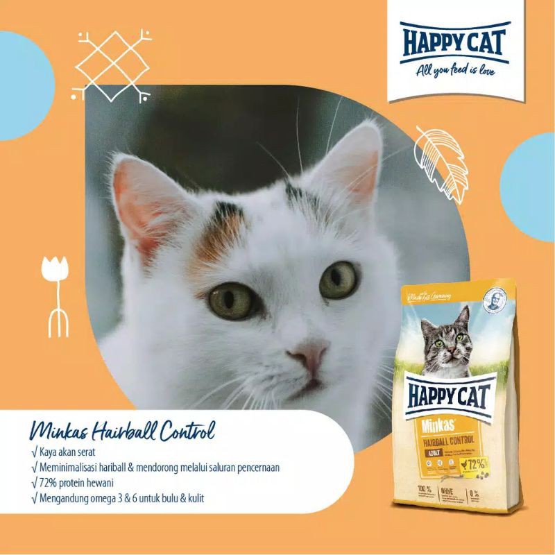 HAPPY CAT MINKAS HAIRBALL CONTROL 10KG freshpack