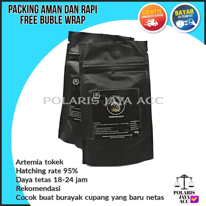ARTEMIA TOKEK 50GR PAKAN IKAN HIAS BURAYAK CUPANG