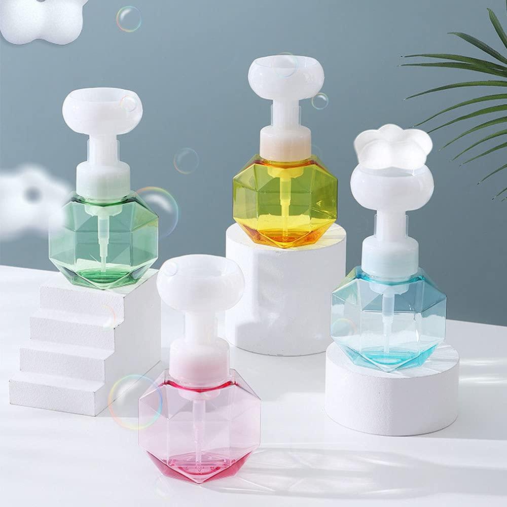 R-flower 300ml Dispenser Sabun Foaming Refillable Foam Pump Cair