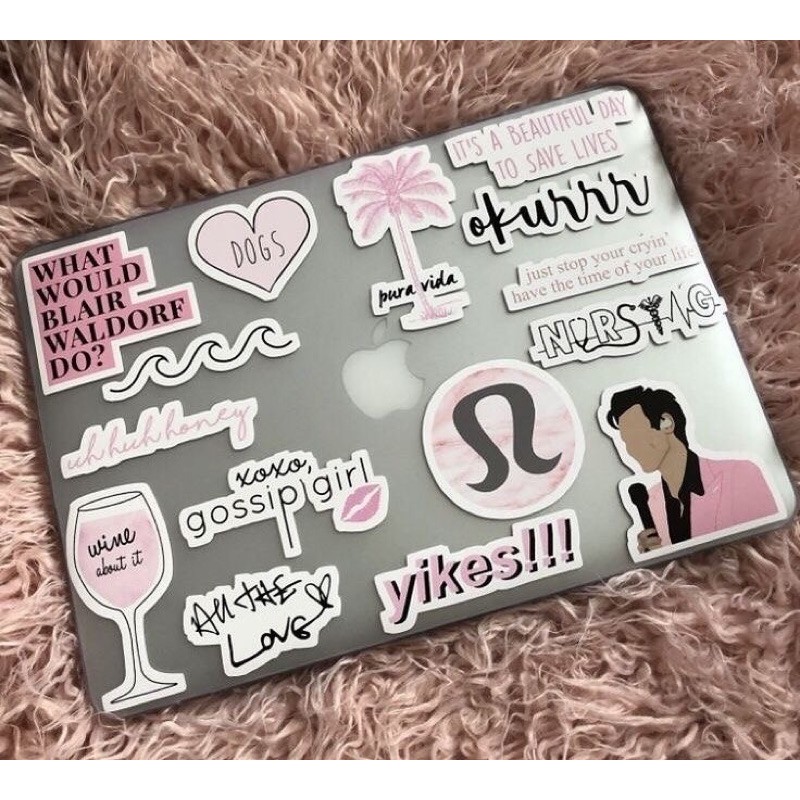 

(PART 3) STICKER LAPTOP TUMBLR AESTHETIC CUSTOM CUTTING STIKER TERMURAH