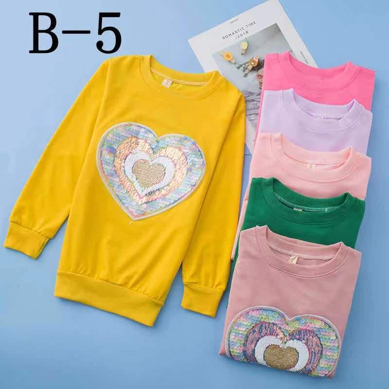 Atasan Anak Perempuan 4-11 Tahun Sweter Import Polos Aplikasi USAP 100%KODE:SWITER IMPORT POLOS USA