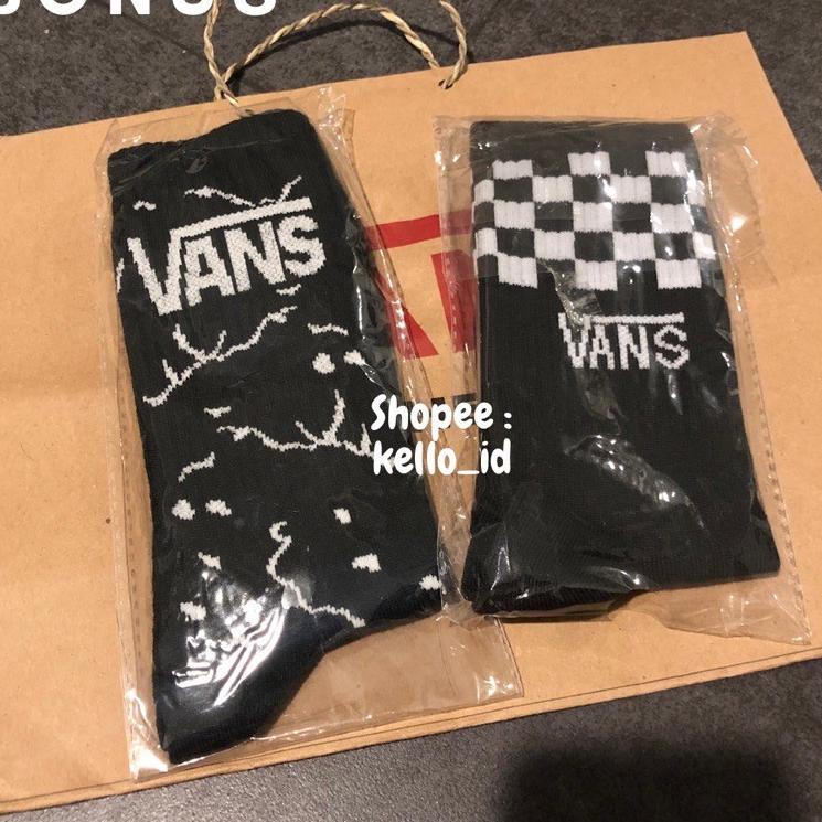 (BIG SALE) (BONUS SANDAL VANS) SEPATU VANS OLDSKOOL BLACK WHITE - SNEAKERS VANS OLD SKOOL PREMIUM MU