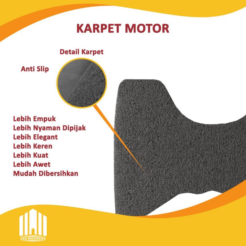 PRESTIGE - KARPET MOTOR - HONDA - GENIO - COIL MAT - SINGLE COLOUR