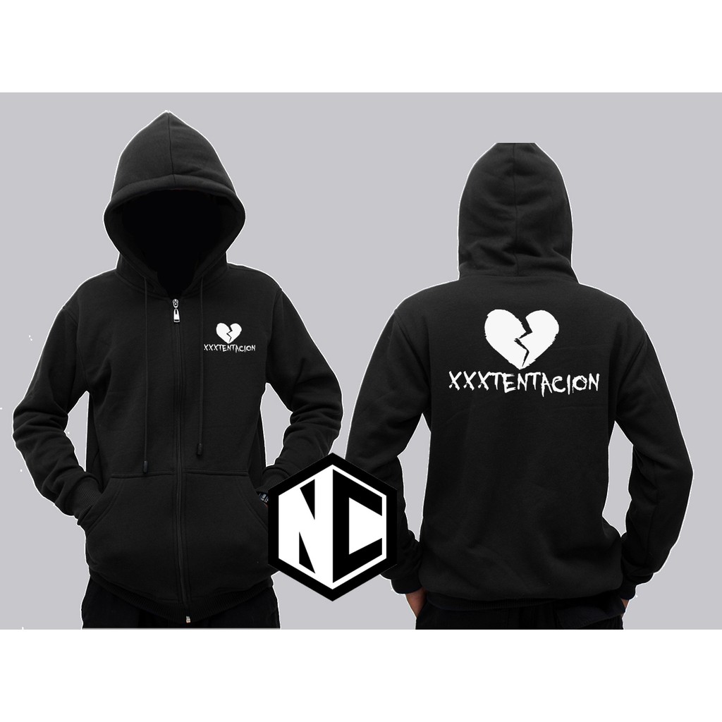 JAKET HOODIE ZIPPER XXXTENTACION - NUGRAHA CLOTHING