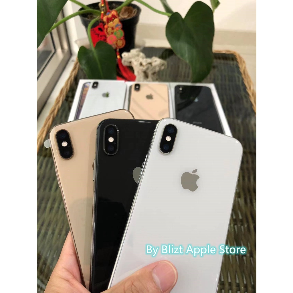 iPhone Xs 256GB All Sim Silent Fullset Ori Ex inter Second Mulus100% Like New 3utools All Green (Garansi 1 Tahun)