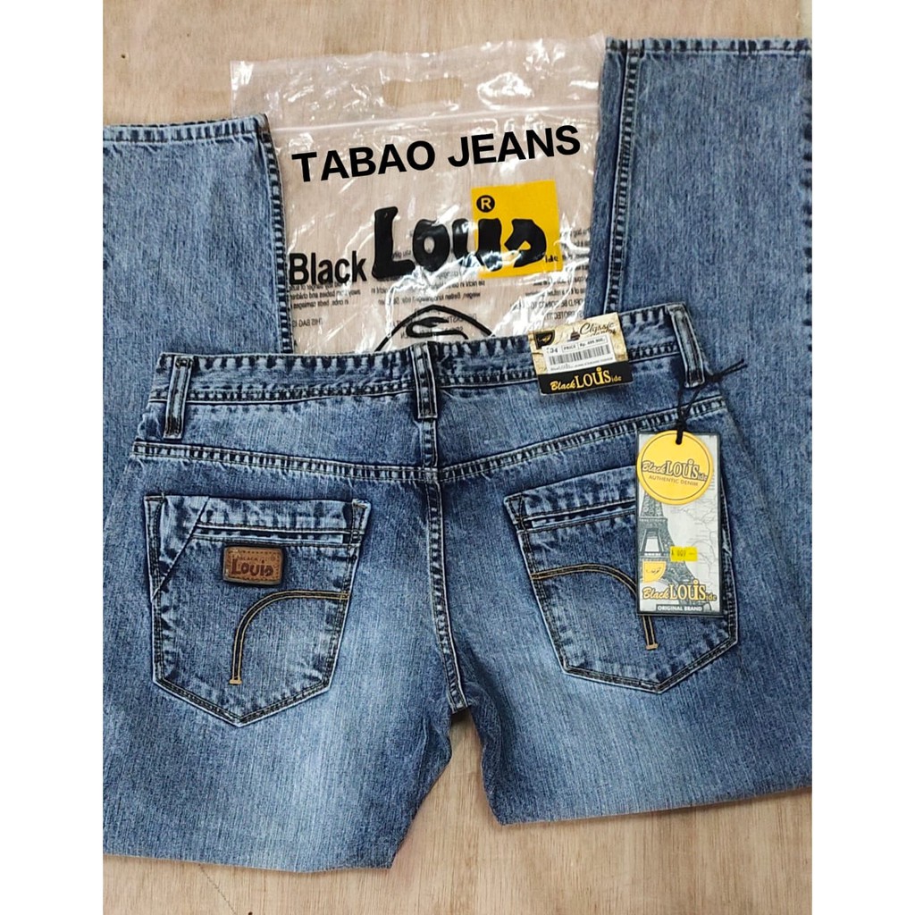 Celana jeans zee louis import reguler pria