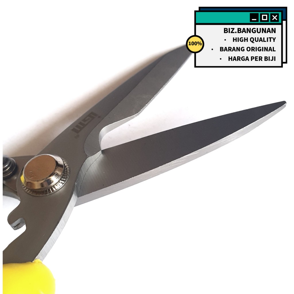 GUNTING SERBAGUNA IGM 8&quot; INCH - SENG KAWAT LOKET DAHAN KAIN KERTAS