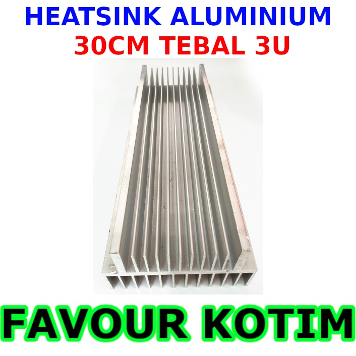 PENDINGIN TR POWER 30 CM 3U TEBAL HEATSINK ALUMINIUM FVKOTIM