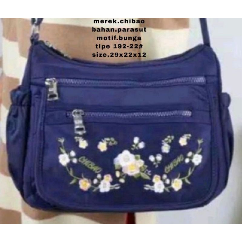 Tas Selempang Wanita Chibao Motip bunga tipe 192-22#
