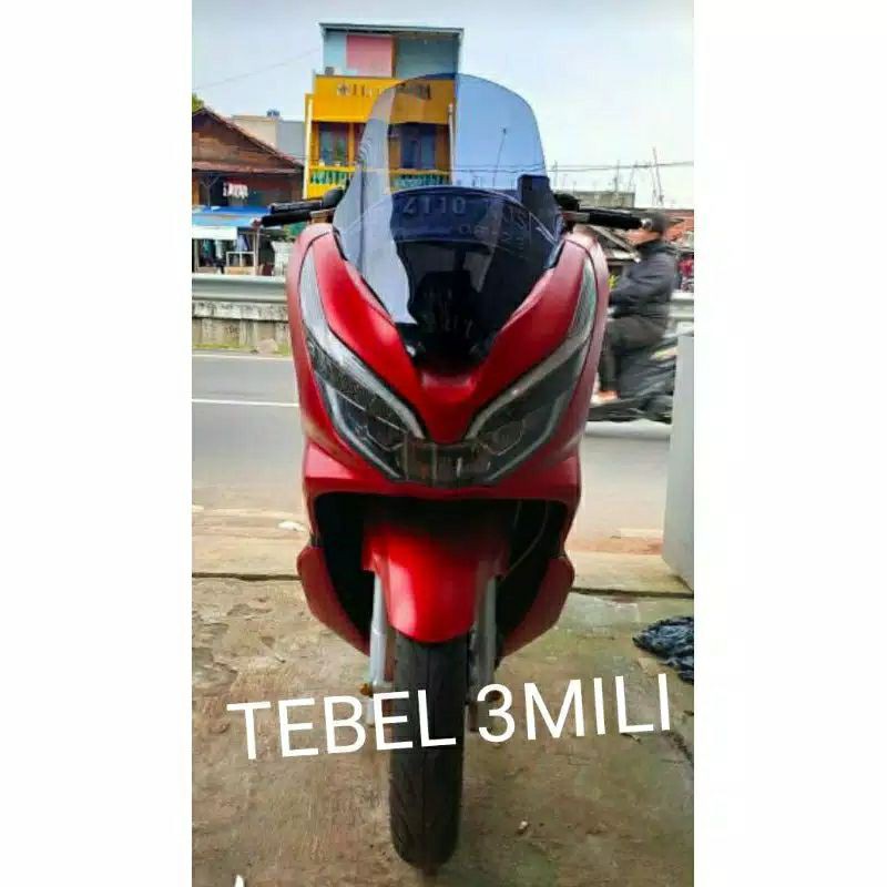 windshield pcx tinggi high winsil pcx maxshield visor pcx tinggi kaca visor pcx aksesoris pcx