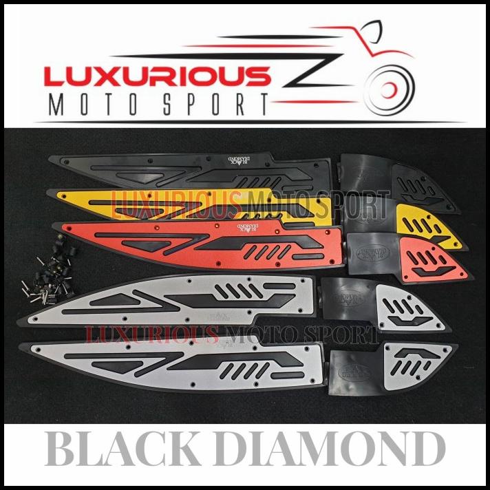 Bordes Black Diamond Pcx160 Karpet Pcx 160 Pijakan Kaki New Pcx 160