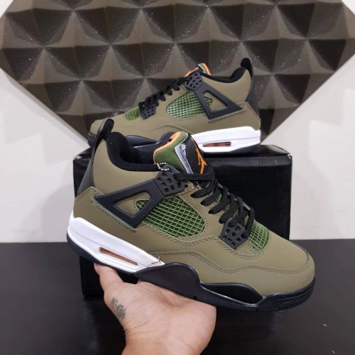 Sepatu Nike Air Jordan 4 Undefeated army