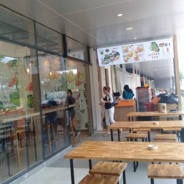 Meja makan kayu FJL custom size