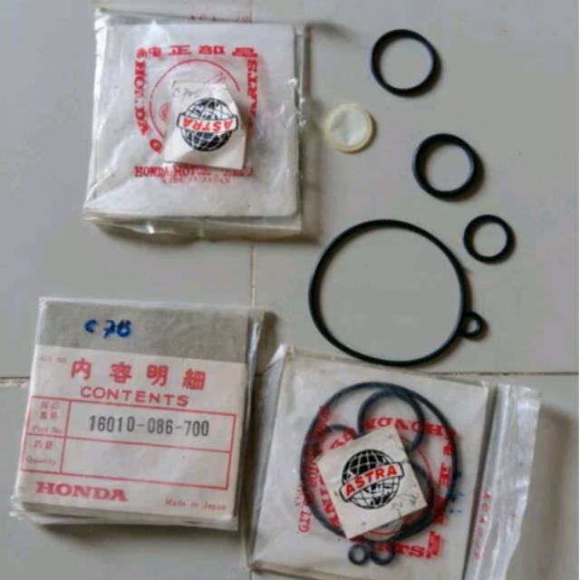 Karburator Honda C70 Mk3 Gasket. Paking karburator Original Nos.