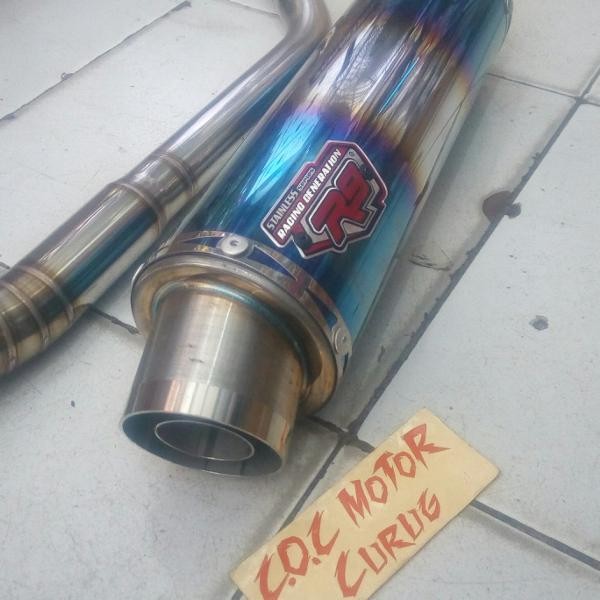 Knalpot R9 New Mugello Vixion New & Old