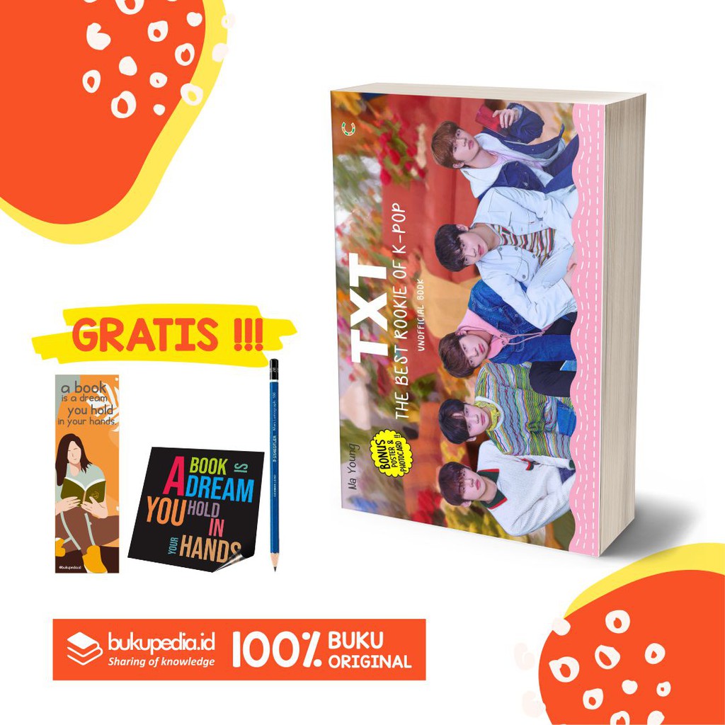 

BUKU TXT : THE BEST ROOKIE OF K-POP - C KLIK MEDIA - BONUS PENSIL 2B, BOOKMARK, STIKER