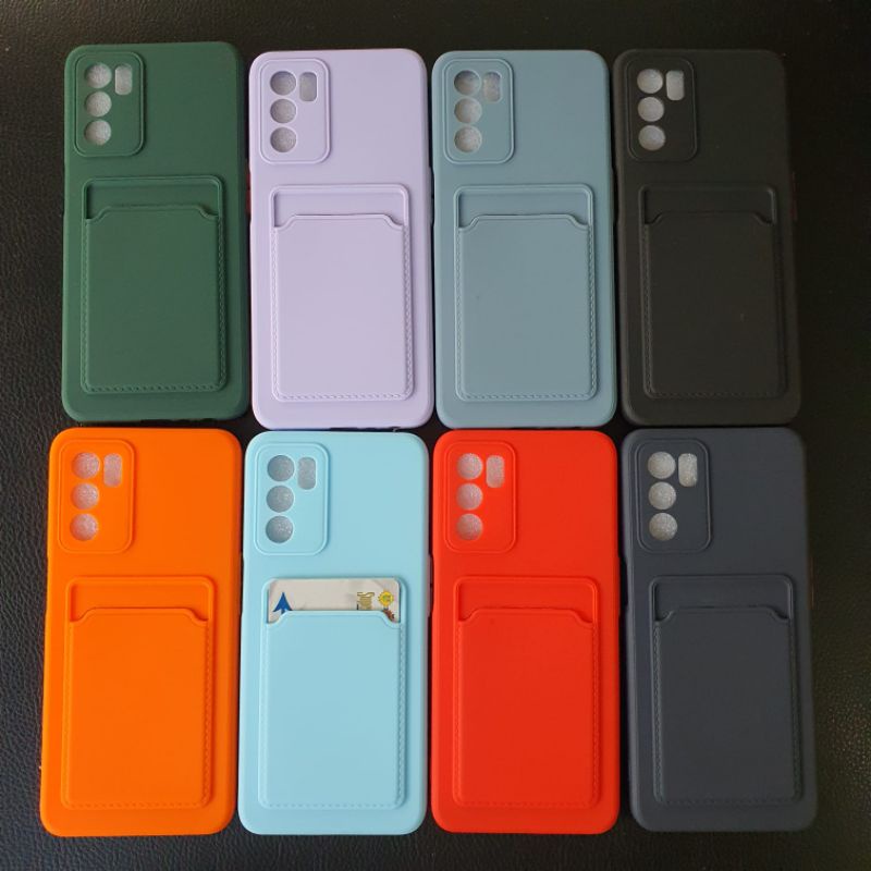 Saiia Store Kesing OPPO A16 Softcase OPPO A16 Silikon OPPO A16 Temperglass OPPO A16 Case Kartu A16