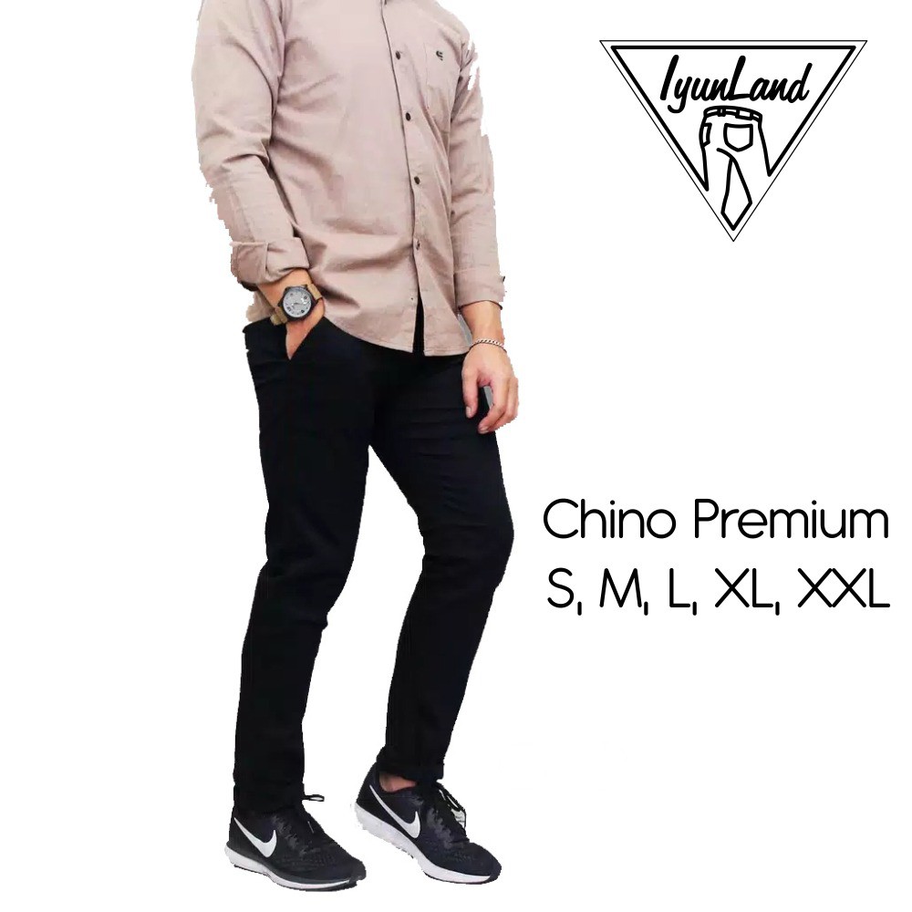 Celana Chino Pria Slimfit