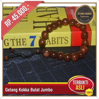  Gelang  Kaukah Asli Gelang  Kokka  Motif Bulat Ukuran  Jumbo  