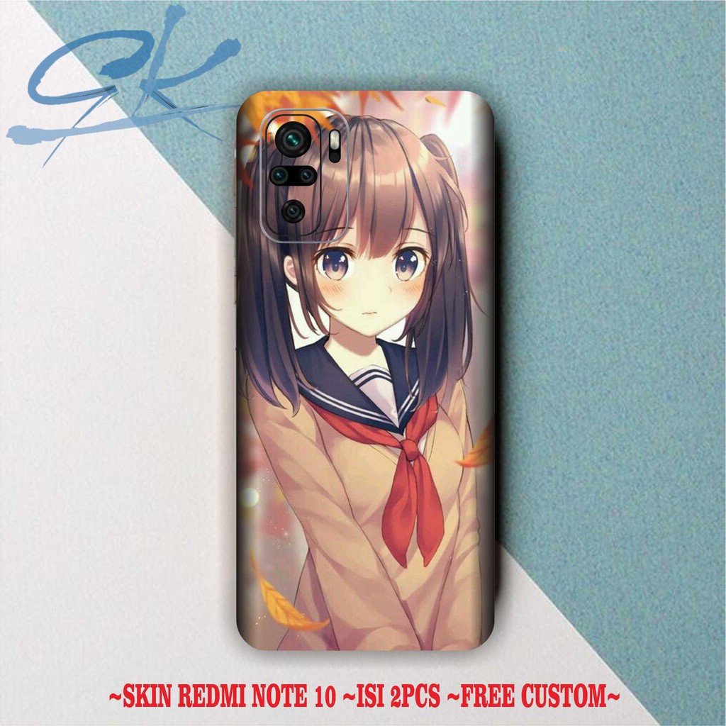 GARSKIN redmi note 10 motif anime GET 2PCS