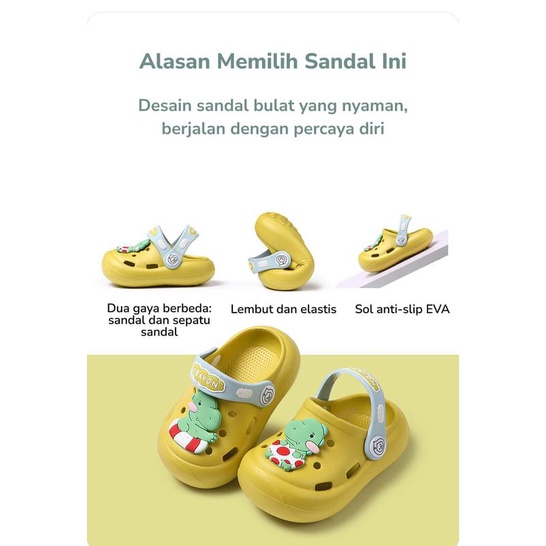 Sepatu Sandal Bayi Crocs Anti Selip / Sandal Anti Air Anak