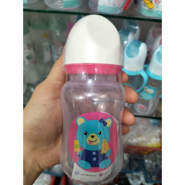 Paket Botol Wide Neck Sedotan 3 Fungsi Dengan Botol Karakter 250Ml