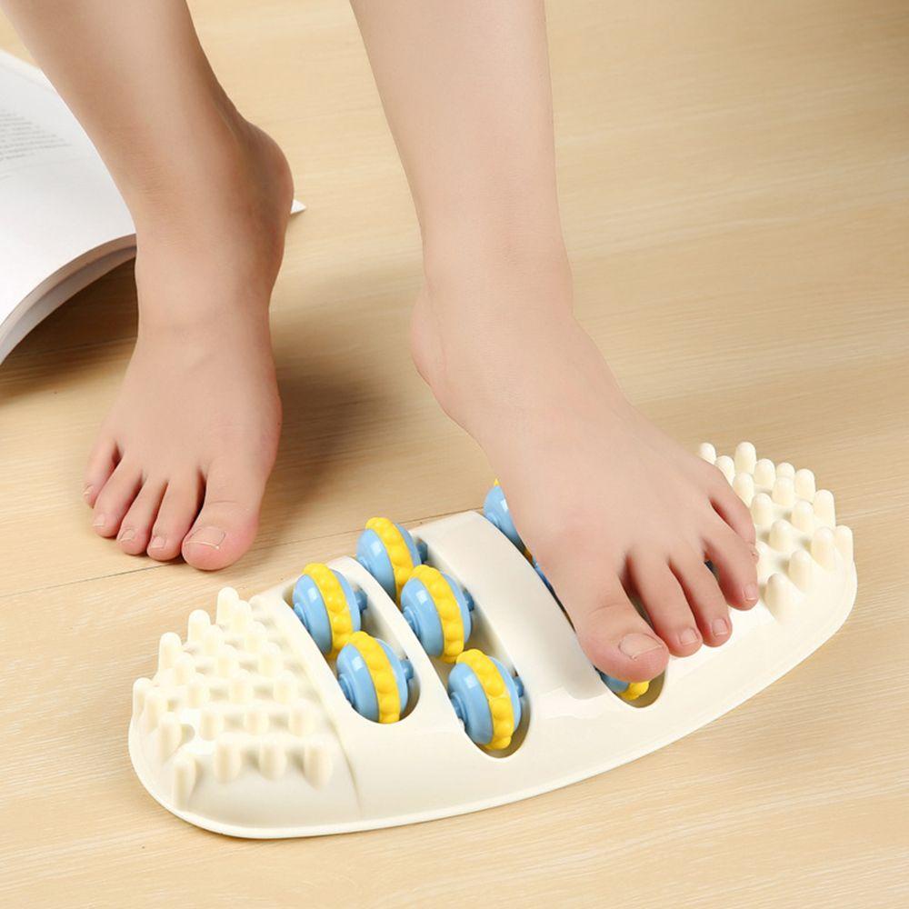 Foot Massager Roller 10 Trigger Point Acupressure Massage Plantar Fasciitis Pain Relief Reflexology Tool