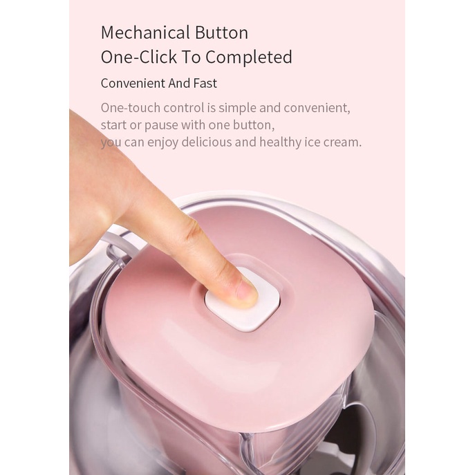 Mesin Pembuat Es Krim Elektrik Otomatis 0.8l / 12w