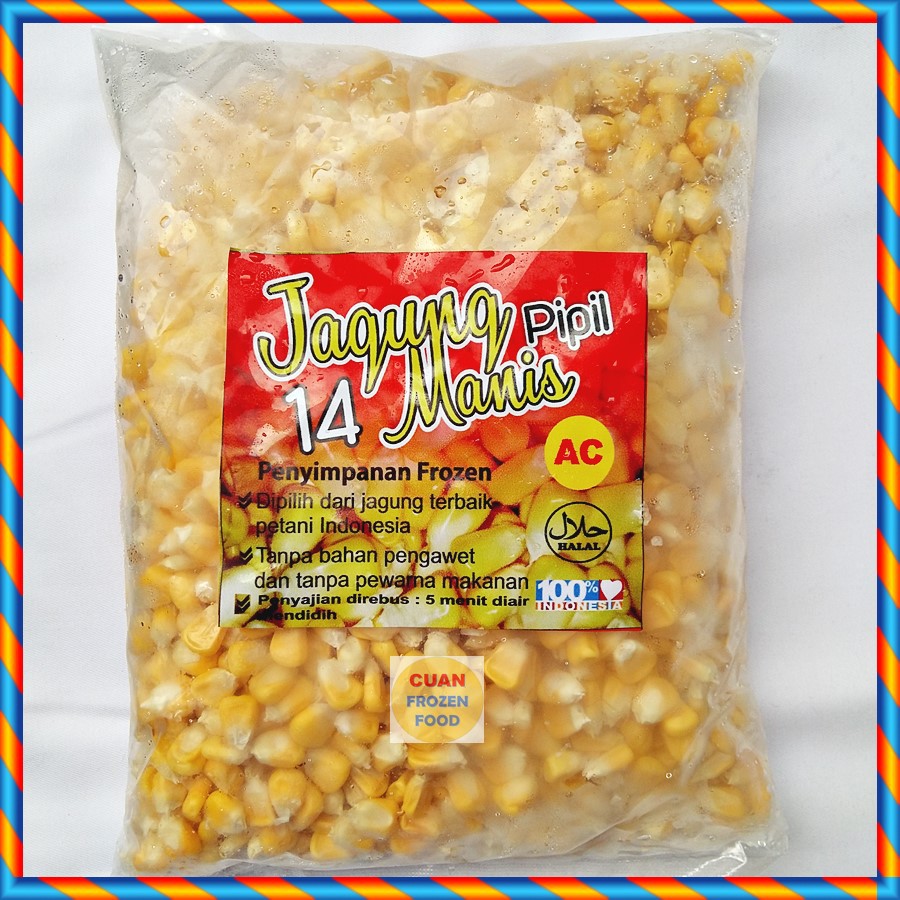 

JAGUNG MANIS PIPIL 500Gr JAGUNG DAILY FRESH COCOK UNTUK JAGUNG JASUKE FROZEN FOOD