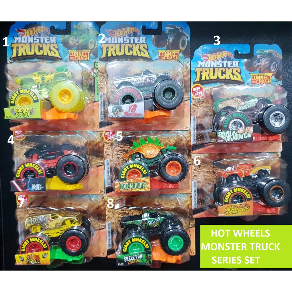 Jual DIE CAST HOT WHEELS MONSTER TRUCKS 