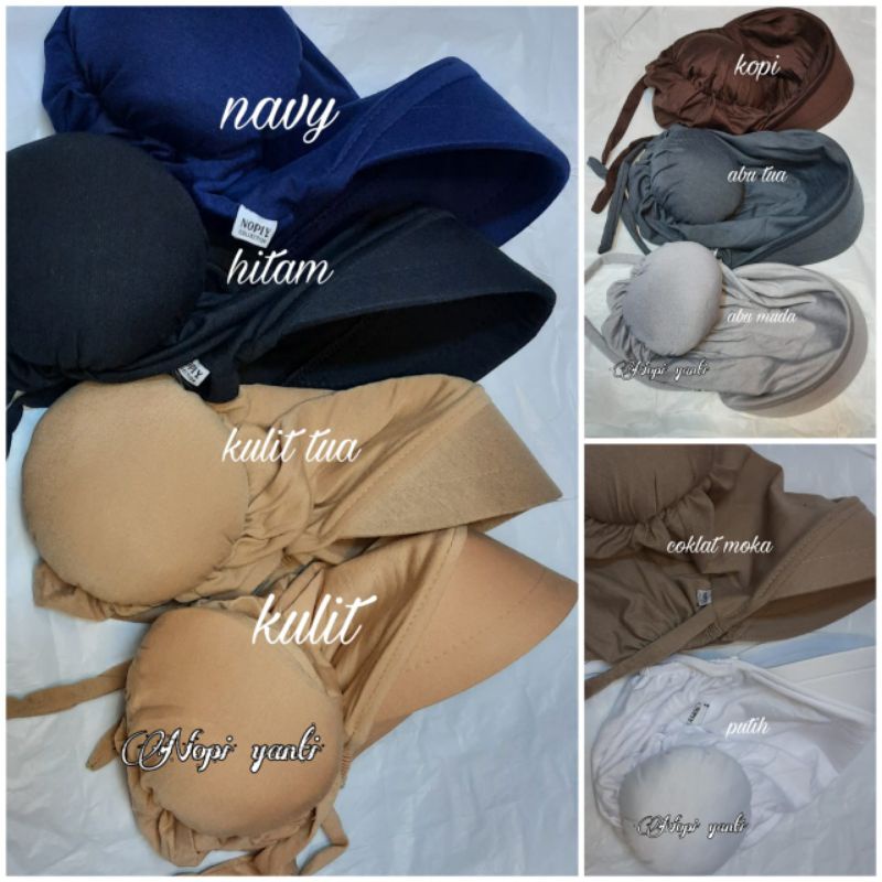 konde pet tali/ Ciput konde pet tali bahan kaos premium bukan kaos PE