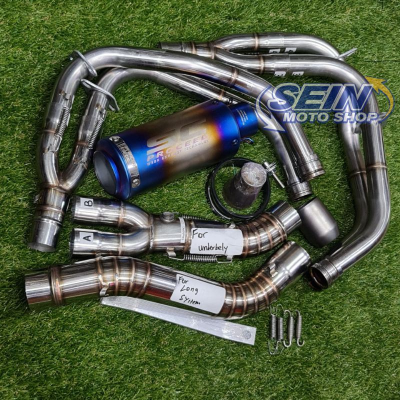 Knalpot Sc Proceed Carbon Asli Zx25r Zx 25r 2opsi header Import