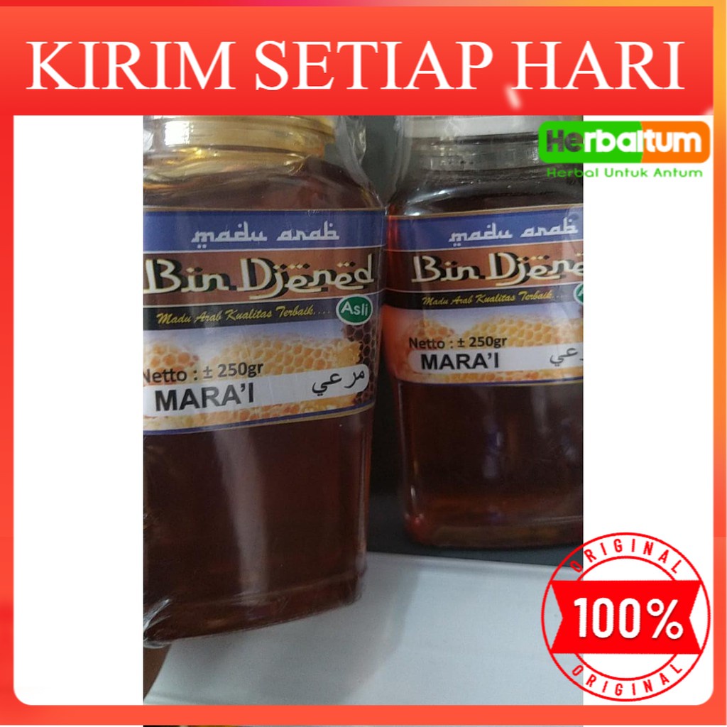 

MADU MARA'I / MADU YAMAN MARAI ASLI 250 GR BIN DJENED