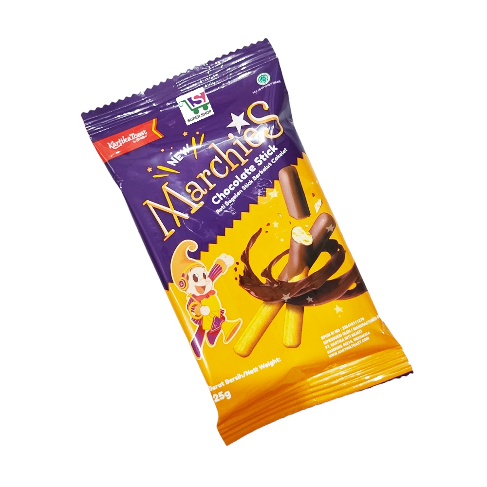 Marchies Chocolate Roti Bagelen Stick 25 Gram by Kartika Sari SATUAN