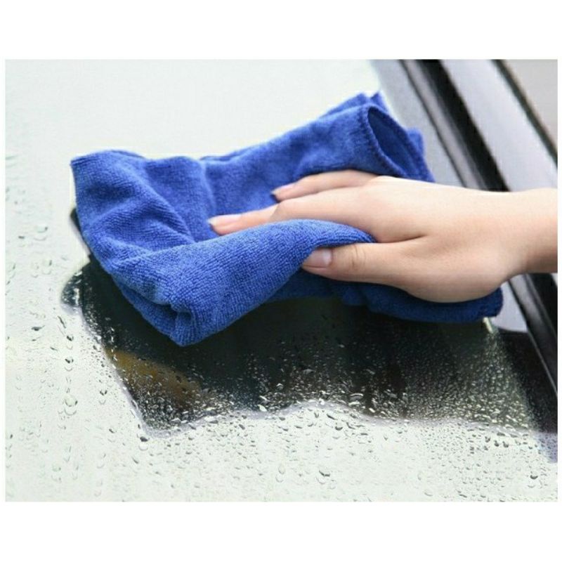 Kain Lap Microfiber Serbaguna 25x25 Kain Lap Mobil dan Motor