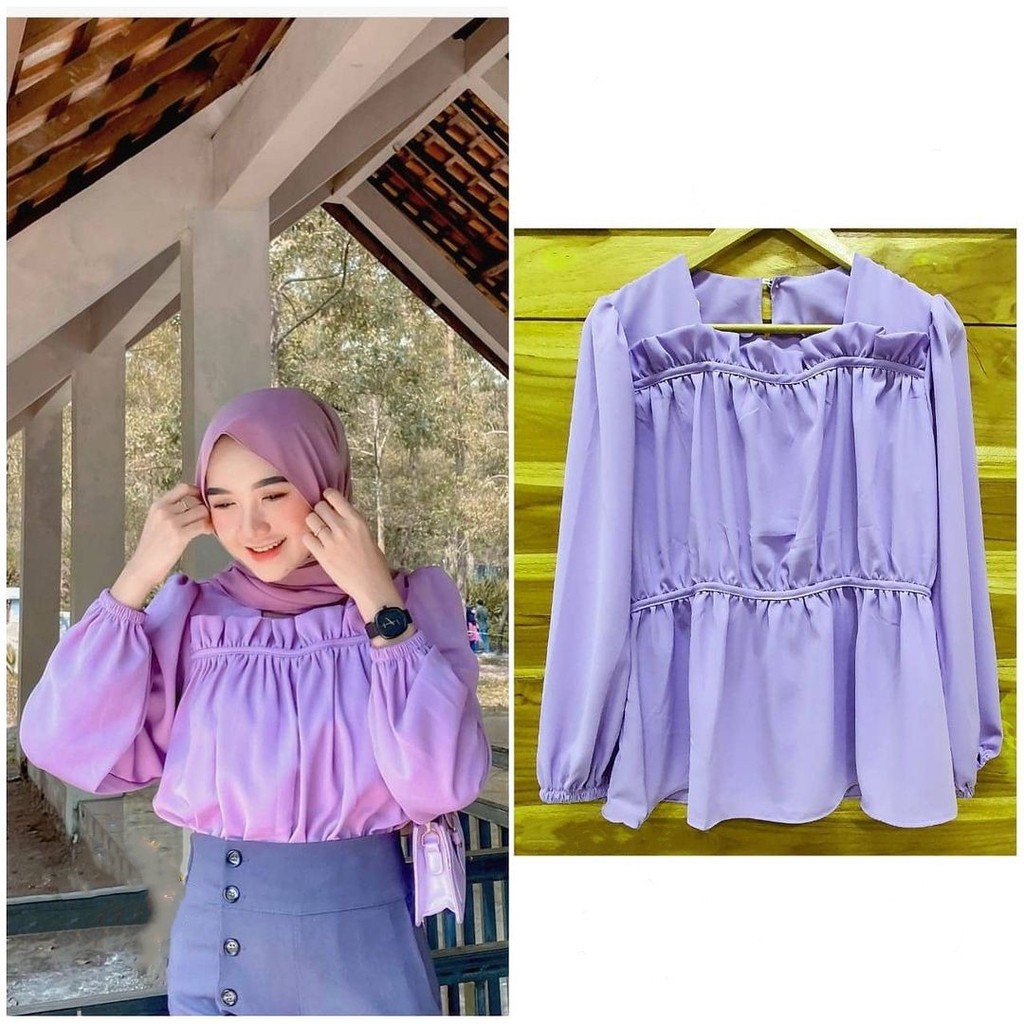 Sorya Blouse Atasan Blus Muslim Fashion Wanita Terlaris