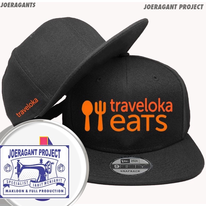 Topi Traveloka Eats Snapback -JP