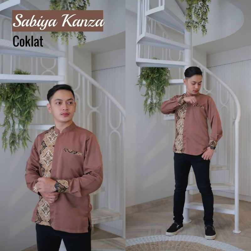 Baju Atasan Pria New Sabiya KOKO Batik